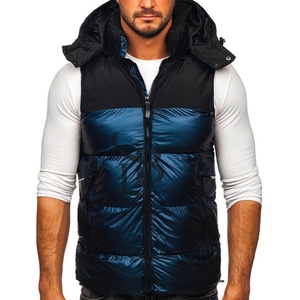 Nuevo estilo, logotipo personalizado, chaleco de burbujas de invierno, abrigo, gran oferta, chaleco acolchado personalizado de alta calidad a prueba de frío, chalecos para hombres, servicio OEM - Product Image 2