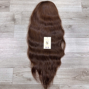 Vente chaude 100% cheveux humains vierges vietnamiens bruts sans colle vague profonde 360 perruque avant en dentelle avec grand capuchon et couleur de dentelle HD - Product Image 4