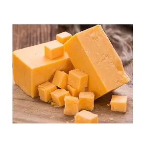 Grosir keju Cheddar/Fresh berkualitas tinggi persediaan keju Cheddar