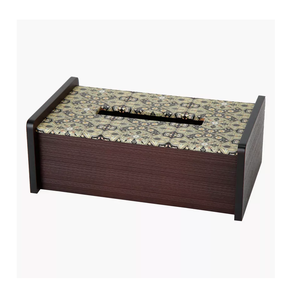 Boîte à mouchoirs imprimée en bois de haute qualité vente chaude rectangulaire meilleure boîte de porte-mouchoirs en bois vente chaude - Product Image 2