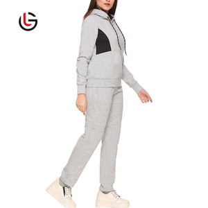 Nueva llegada de las mujeres chándal de enclavamiento de algodón poliéster polar ropa de calle diseño más vendido Jogging Wear mujeres chándal - Product Image 2