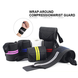 2024 bracelet d'haltérophilie personnalisé enveloppes de poignet élastiques Bandage Fitness Powerlifting poignet orthèse sangle de soutien - Product Image 5