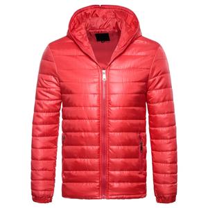 Nouvelle arrivée, veste d'hiver pour homme à fermeture éclair intégrale, coupe ajustée, OEM personnalisé, imperméable, coupe-vent, respirant, séchage rapide, coton - Product Image 5