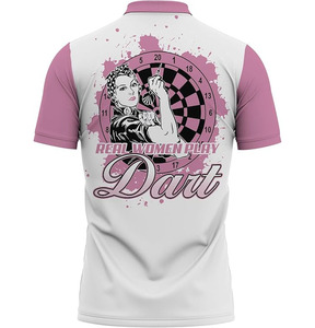 2025 venta al por mayor Gran oferta personalizada Polo Dart Jersey sublimado entrenamiento camiseta Polo Dart camisas - Product Image 3