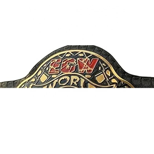 ECW Hardcore World Heavyweight Wrestling Championship cintura per adulti di qualità genuina 2MM nera - Product Image 5