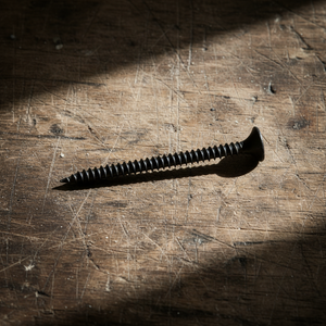 Vis à cloison sèche en acier au carbone PDC Modèle 9, classe 8.8, filetage standard, pointe de perçage, autoperceuse, tête bombée/à cornet, noir/gris, en pouces - Product Image 1