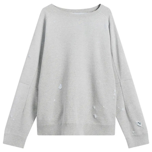 Oversized Unisex Sweatshirt Cotton <b>Pullover</b> <b>Men</b> Women Casual Streetwear Solid Soft Fleece Spring Eco-Friendly Custom Logo - Product Image 1