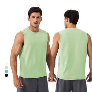 Men's Cotton Tank Tops Gym Fitness Shirts with Sleeveless Hoodie <b>Vests</b> Casual Joggers <b>Bodybuilding</b> Clothing Casual Shirts Style - Product Image 1