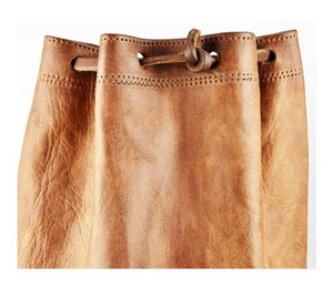 กระเป๋าเป้สะพายหลังหนังแท้สไตล์โมร็อกโกทำด้วยมือสไตล์วินเทจสไตล์โบฮีเมียน - Product Image 3