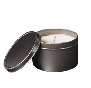 2k25 exigía un tarro de vela recubierto de negro con tapa tarro minimalista que no solo contiene cera sino también momentos de paz y reflexión - Product Image 5