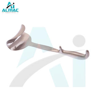 ALMAC New Doyen Retractor Stainless Steel Hot Selling Vaginal Retractor 50 mm <b>X</b> 85 mm Surgical Instruments Basis <b>25</b> cm - Product Image 6
