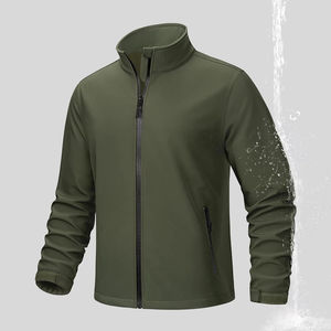 Chaqueta de Motociclista para Hombre al por Mayor, Chaqueta Casual Impermeable con Múltiples Bolsillos, Cortavientos Cálido, Chaqueta Softshell para Uso en Exteriores - Product Image 2