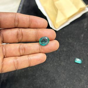 พลอยมรกตแซมเบียคุณภาพดีที่สุด พลอยมรกตสีเขียวธรรมชาติทรงเหลี่ยมสำหรับทำเครื่องประดับ หินที่สมบูรณ์แบบสำหรับแหวน - Product Image 4