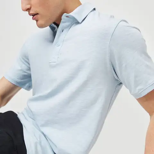 Polo de Golf con logotipo personalizado para hombre 2024, camisa de manga larga de alta calidad de verano informal de punto, nuevo lanzamiento con estampado largo. - Product Image 3