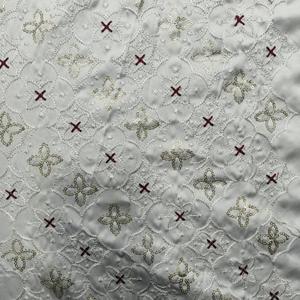 Tissu en soie Mono Banglori exclusif pour la couture Base de broderie mariage vêtements de mariée robes de fête antistatique Dobby Medium - Product Image 2