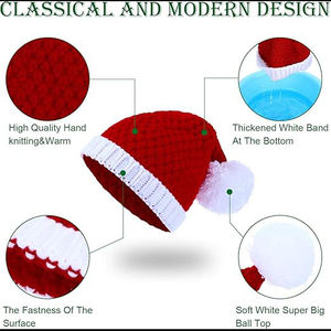 Chapeau de Noël tendance, cadeau de Noël, cadeau de fête, cadeau de Noël du Père Noël secret, imprimé pompon, paysage de plage, cadeau d'anniversaire - Product Image 6