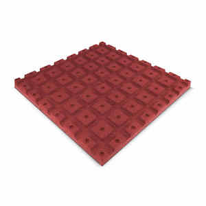 Thiết kế hiện đại 50x50cm cao su sàn chống trượt 25mm cách âm trong nhà ngoài trời đa giác hồ bơi cạnh động vật phòng tập thể dục công viên - Product Image 3