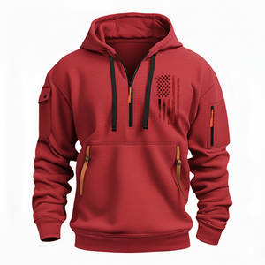 Sweat à capuche tendance 2026 |   Fleece 100% coton lourd |   Coupe-vent d'hiver |   Unisexe, personnalisable, vierge |   2 pièces en gros à capuche - Product Image 2