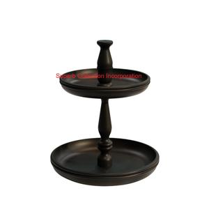 Soporte de Madera de Mango Natural de 3 Niveles para Tartas, Soporte Redondo para Exhibición de Cupcakes y Postres, Bandeja para Servir en Bodas y Fiestas - Product Image 2