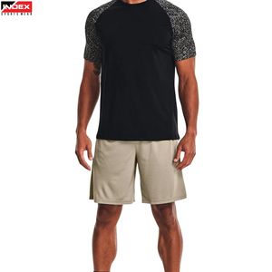 Pantalones Cortos Deportivos de Malla, Pantalones Cortos de Felpa Gruesa de Diseñador de Alta Calidad, Pantalones Cortos de Malla de Algodón para Hombre de Felpa Francesa - Product Image 1