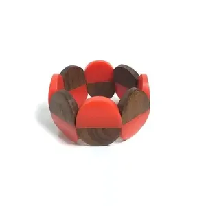 Bracelet de mode pour femme de haute qualité, style vintage, en bois, nouveau, élégant, coloré, très poli, par ABDUL REHMAN ENTERPRISES - Product Image 2