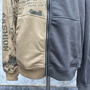 Top Qualité Logo Privé Le Plus Demandé Fermeture Éclair À Capuche Puff Imprimé Fabriqué En Usine Pas Cher Prix Hoodies Hommes Hommes Hoodies - Product Image 2
