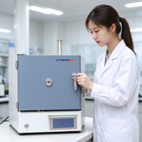 Four à moufle intelligent à chauffage rapide 1000°C pour l'analyse des cendres de charbon et des matières volatiles, avec contrôle de température PID et écran tactile, pour laboratoire