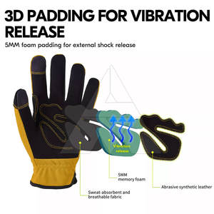 Guantes Mecánicos Ecológicos de Nuevo Diseño al por Mayor, Guantes Mecánicos Profesionales Más Vendidos para Adultos - Product Image 3