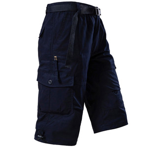 Color sólido Popular Cargo Shorts de secado rápido clásico verano diario Casual moda al aire libre pantalones cortos transpirables para hombres - Product Image 2