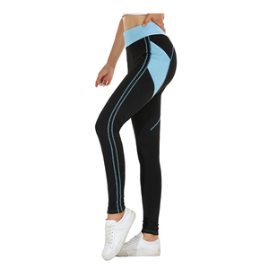 High Yoga Capri Mujeres Mid Sweet Leggings Bolsillos de control de barriga Entrenamiento suave Correr Ejercicio Atlético Spandex/Nylon personalizado - Product Image 3