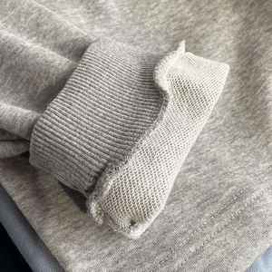 Personalizado Nuevo Diseño Impresión Etiqueta V Cuello Mujeres Crop Top Liso Blanco Algodón Sudaderas Con Capucha De Gran Tamaño - Product Image 6