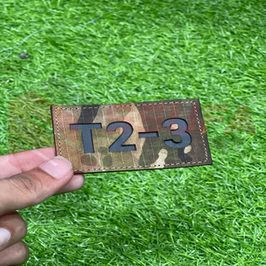 แผ่นป้ายตัดแสงเลเซอร์แบบยุทธวิธีทำจากโรงงานแผ่นธงอินฟราเรดสะท้อนแสงสำหรับกระเป๋าเป้สะพายหลังพร้อมตะขอเกี่ยว - Product Image 4