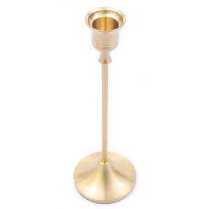 Portavelas de diseño moderno para decoración del hogar, soporte votivo de lujo de hierro y vidrio, Color latón, personalizado - Product Image 4