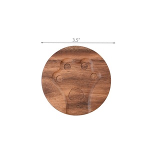 Dessous de verre en pierre en bois pour bureau vaisselle hôtel restaurant maison cuisine table à manger boisson thé café caboteur - Product Image 1