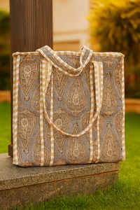 กระเป๋าเดินทางแบบซักได้เป็นมิตรต่อสิ่งแวดล้อมสีเขียวลายพิมพ์วินเทจสำหรับใช้ในชีวิตประจำวัน - Product Image 2