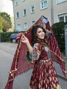 Service OEM prix de gros robe afghane pour femmes robes afghanes Kuchi grande taille à manches longues pour femmes adultes - Product Image 2