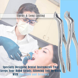 Forceps d'extraction dentaire manuels en acier de haute qualité 150 Incisives supérieures Instruments chirurgicaux dentaires Réutilisables Utilisation hospitalière - Product Image 5