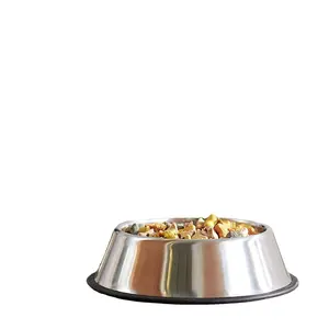 Pet Suppliers Stainless Steel Puppy Bowls Slow Food Bowl Pet Feeding water food Bowl Non-slip Bottom Dog Cat Feeders Dish