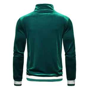 เสื้อฮู้ดและเสื้อสเวตเชิ้ตของผู้ชายแบบสั่งทำพร้อมโลโก้ปักฟรีผ้าฟลีซสำหรับฤดูหนาวพิมพ์ลาย3D เรียบย้อมสี - Product Image 2