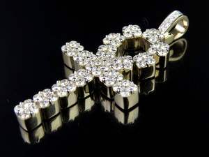 Custom VVS Clarity Moissanite Diamond Studdede In S925 Sterling Silver Hip Hop <b>Cross</b> Pendant For Men - Product Image 3