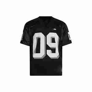 Best-Selling Custom Vintage Oversized T-Shirt American Football Wear Unisex Street Style Boxy Mesh <b>Cropped</b> Jersey Oversized Fit - Product Image 5