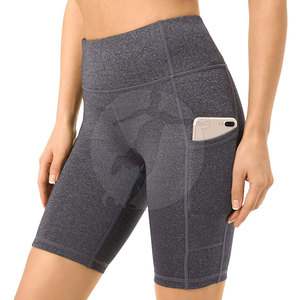 Venta al por mayor Mujeres Pantalones cortos para correr Transpirable 100% Algodón Cintura elástica Servicio OEM Alta calidad Ropa de fitness Precio de fábrica - Product Image 3