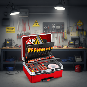 Hazet High-Voltage <b>Tool</b> <b>Set</b> with Protective Insulation 52-Piece <b>Set</b> - Product Image 3