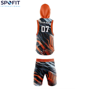 Ensemble d'uniformes de football américain pour adultes entièrement sublimés sur mesure 7v7 Nouveau design Taille plus Jersey - Product Image 3