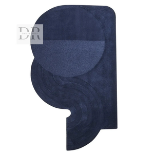 High Quality Hand Woven Tufted Wool <b>Rug</b> Modern Minimalist Solid Pattern <b>Large</b> Area for Dining & Home Floor in Small Spaces - Product Image 1