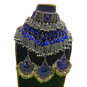 Suministro directo de fábrica, conjuntos de joyería Vintage india, estilo afgano hecho a mano, ropa de fiesta de boda, joyería de mujer de acero inoxidable - Product Image 1