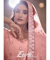 Gaun Lehenga Choli Modern Panjang Lantai Bahan Katun Georgette Bordir Zari untuk Pesta Pernikahan, Dapat Dicuci Kering, Cocok untuk Semua Musim