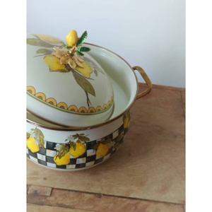 Ensemble de casseroles Handi rondes en laiton gravé avec couvercle, parfait pour réchauffer les aliments et servir des ustensiles de cuisine élégants. - Product Image 6