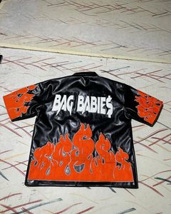 <b>Men's</b> <b>Leather</b> <b>Jacket</b> Customized Logo Stand Collar High Quality Long Sleeve Top Selling Price - Product Image 4