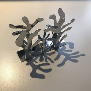 Cajas de cubos de papel de seda plateadas personalizadas, caja de escritorio decorativa diaria para restaurantes y hoteles - Product Image 2